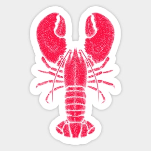 Giant Red Lobster Sticker